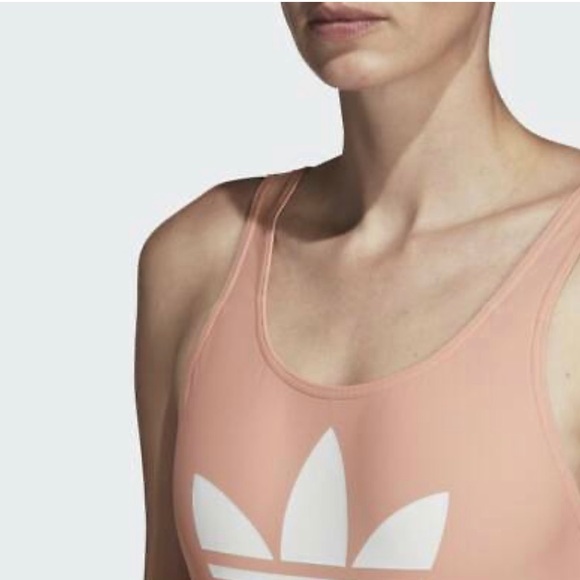 Adidas Swimsuit Trefoil Swim Pink Logo 1 Piece! - Picture 5 of 7